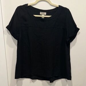 LOFT Women's Elegant Black Blouse
